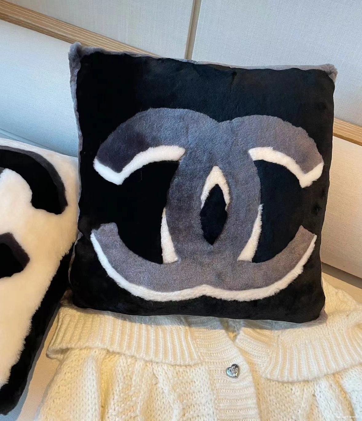 SHEARLING PILLOW THROW COCO 0817